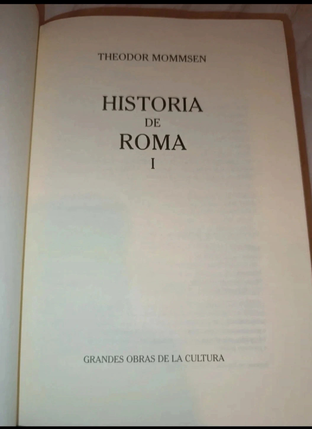 Historia de Roma I. Theodor Mommsen – Theodor Mommsen 4