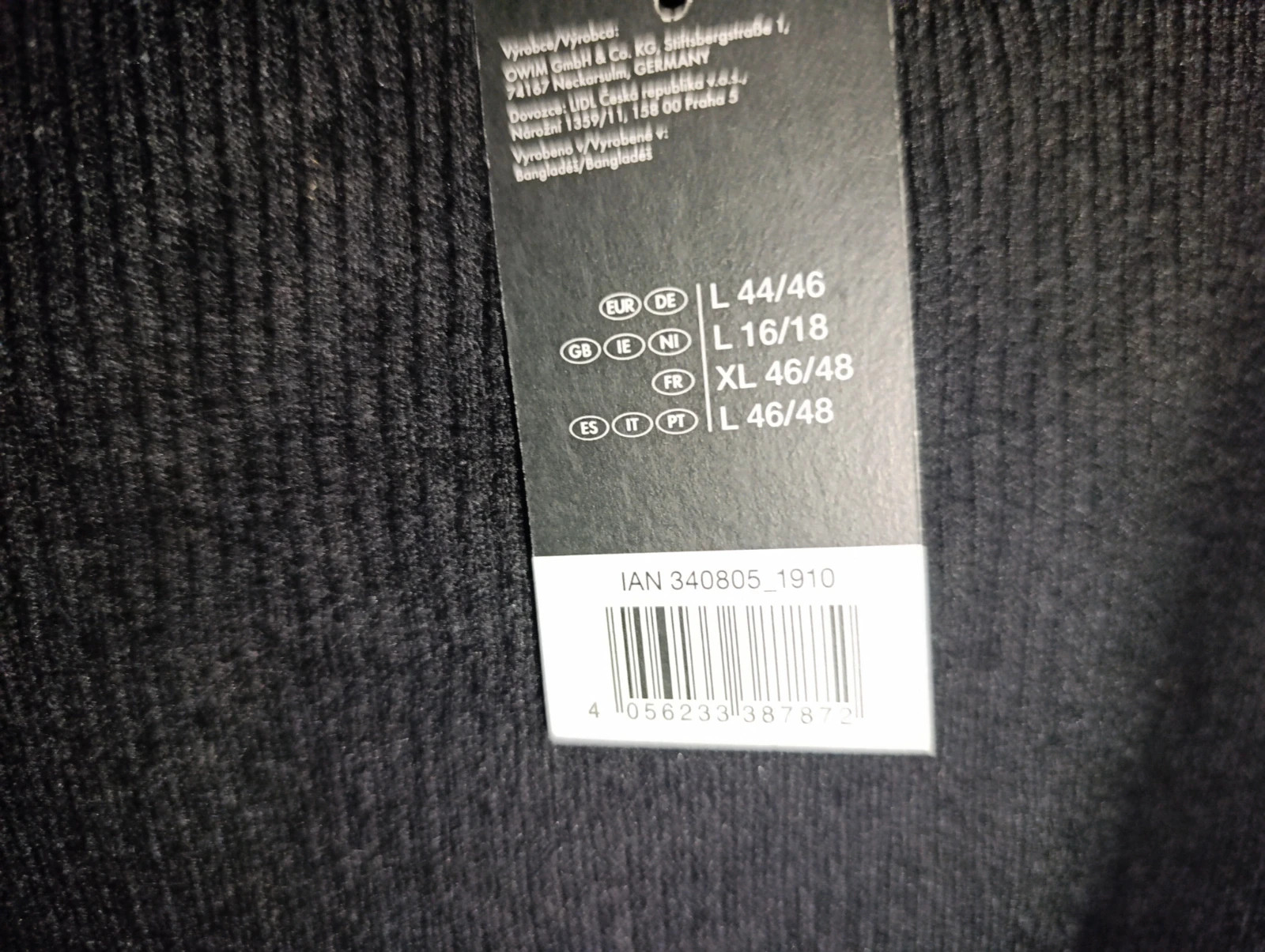 Suéter negro de Esmara, talla L/46-48 – Esmara – taille L / 40 / 12 3