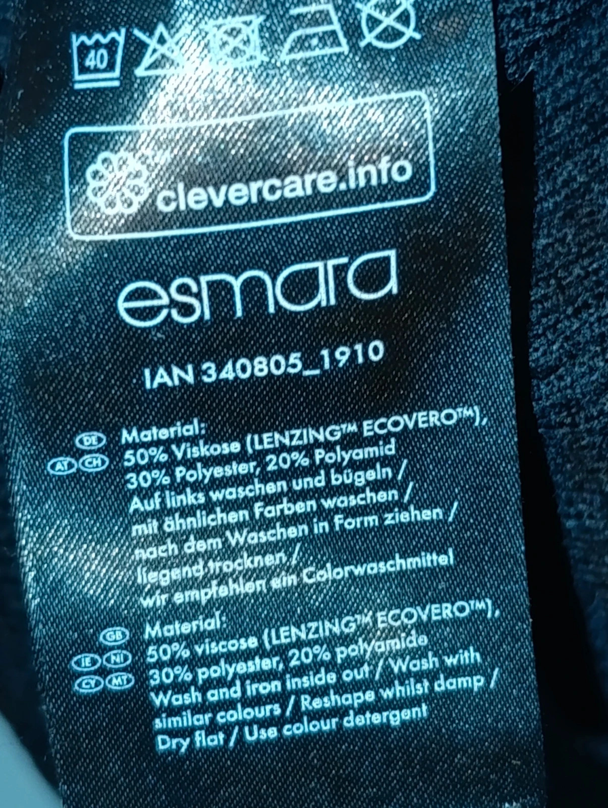 Suéter negro de Esmara, talla L/46-48 – Esmara – taille L / 40 / 12 5