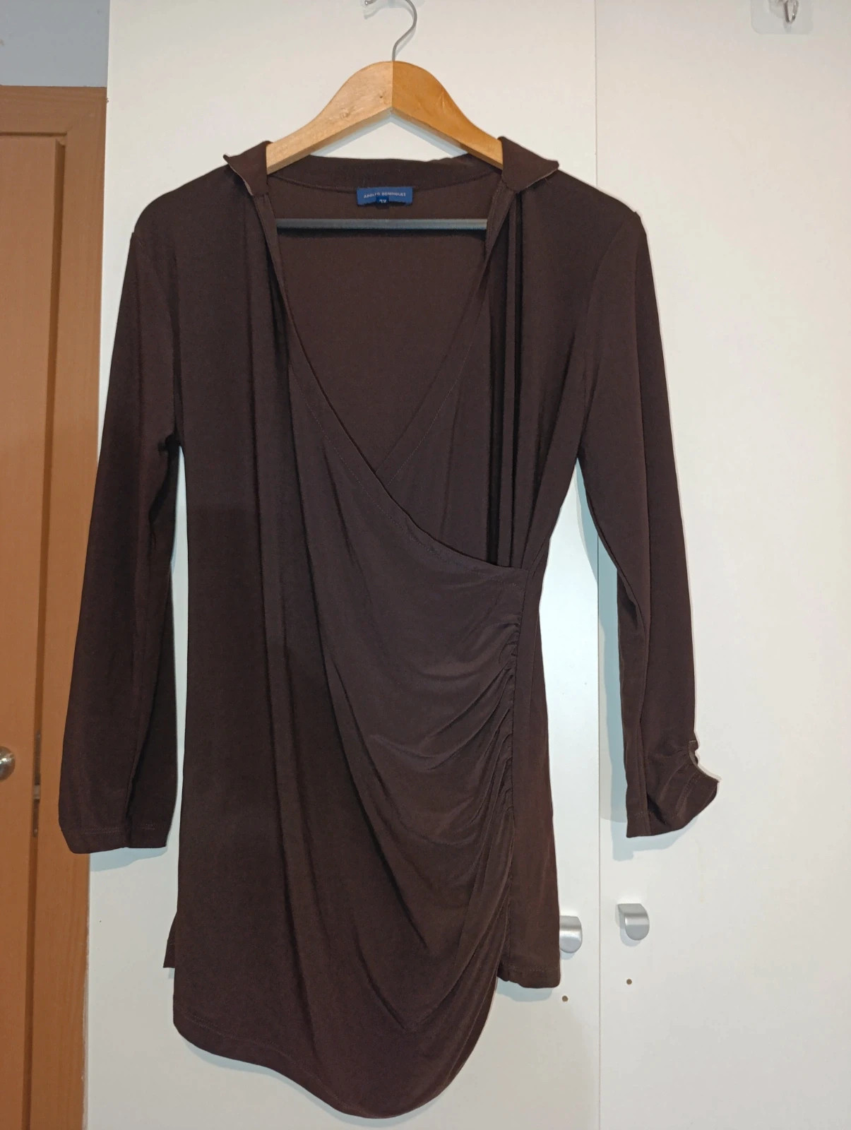 Camiseta marron Adolfo Domínguez XL