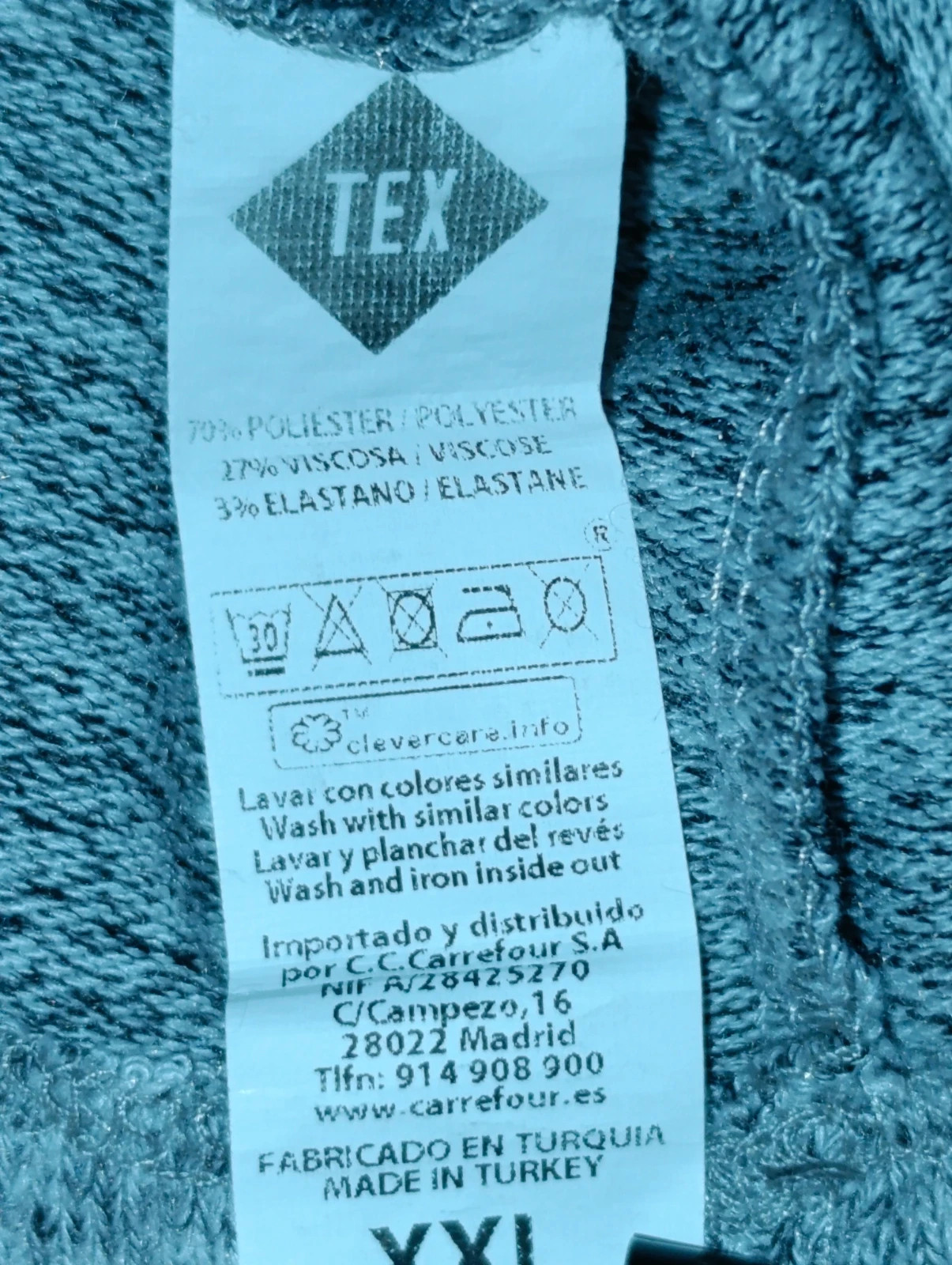 Camiseta TEX 2XL – TEX – taille XXL / 44 / 16 3