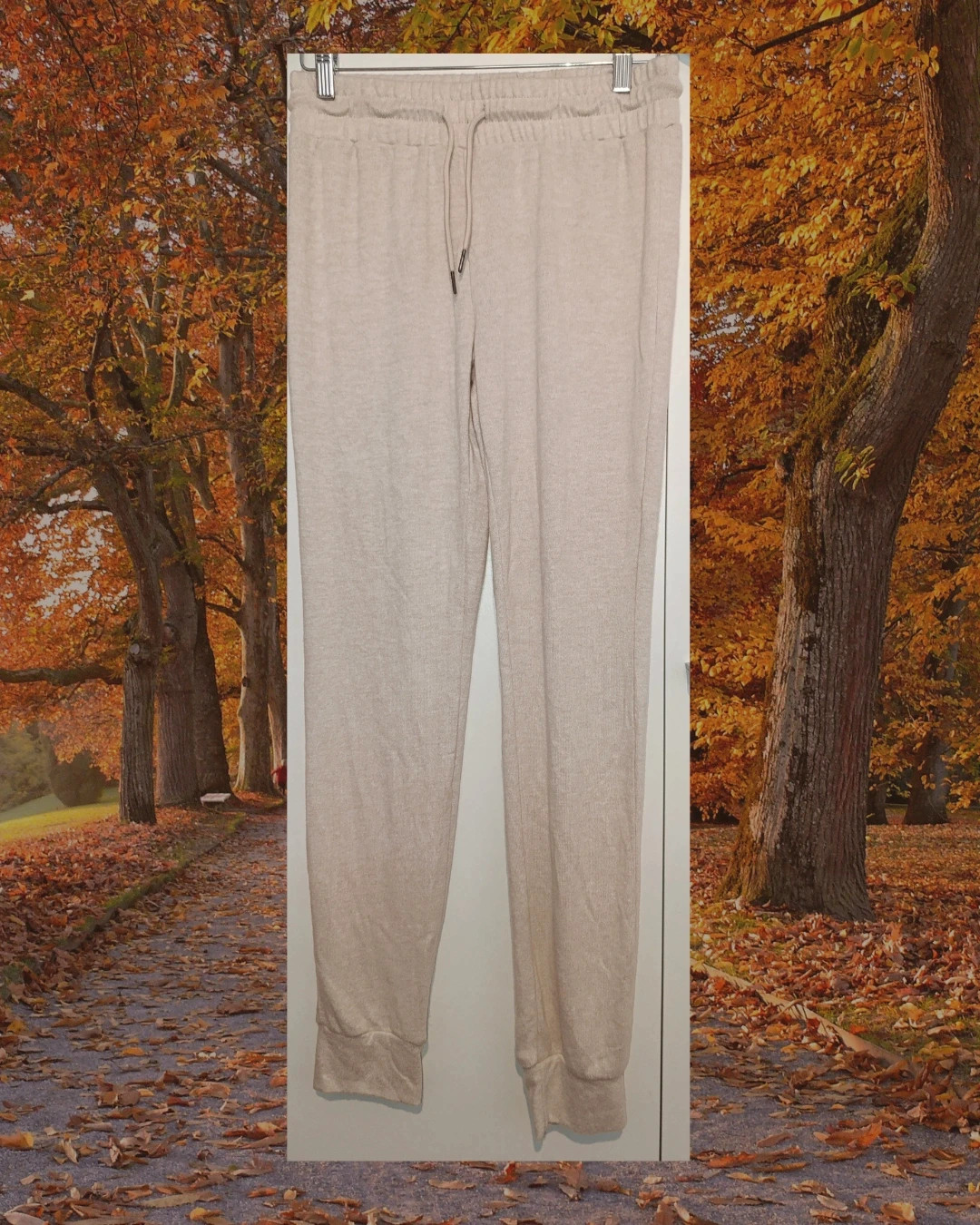 Pantalón pijama color beige Talla M