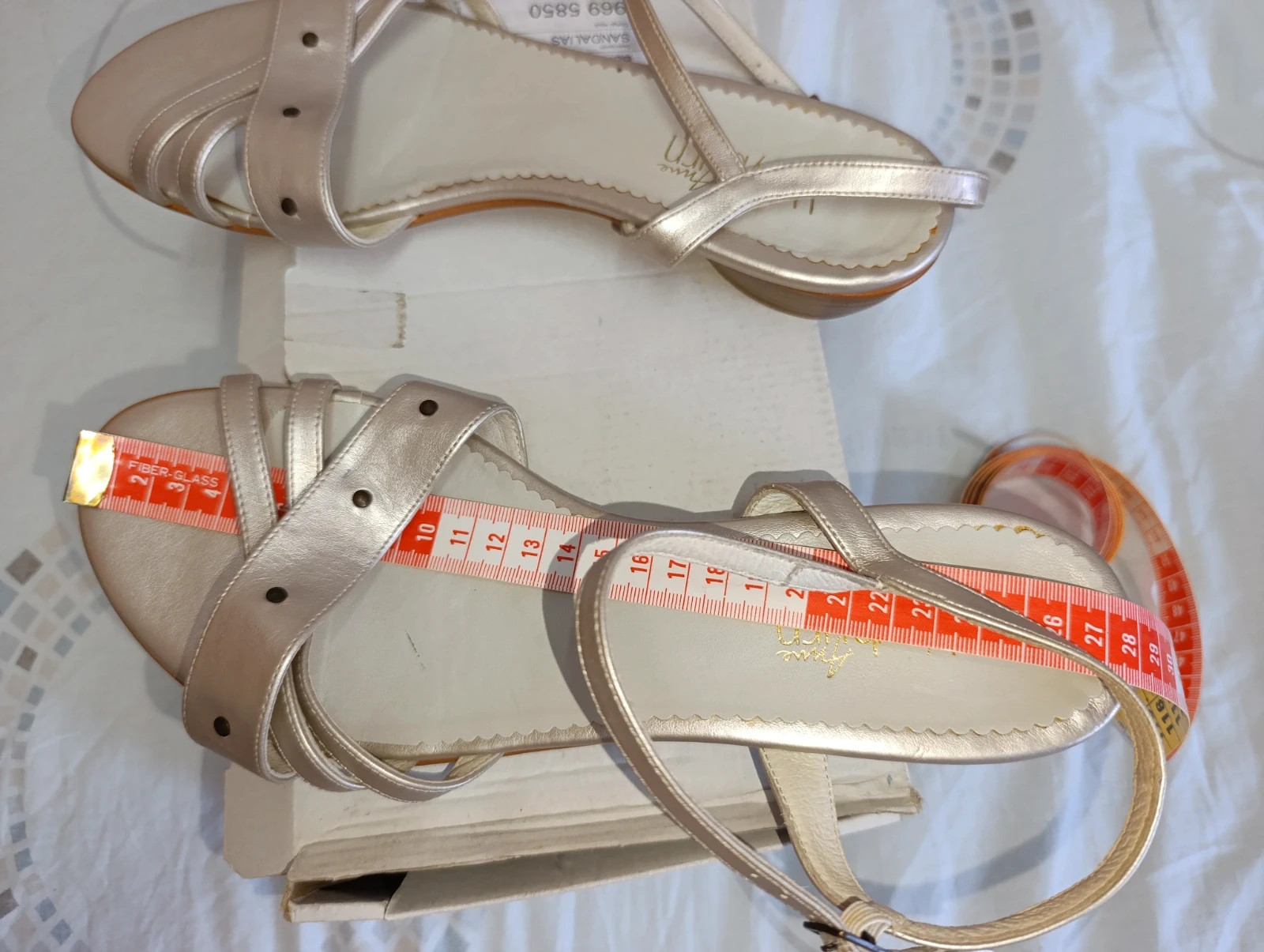 Sandalias beige Anne Weyburn talla 42 SP01 – Anne Weyburn – taille EU 43 4