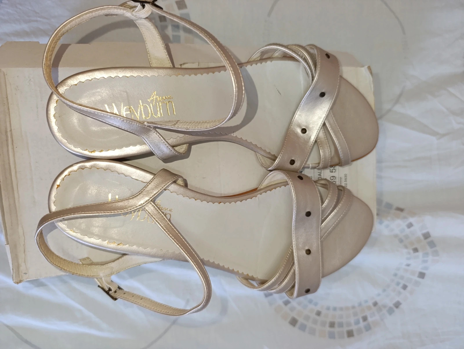 Sandalias beige Anne Weyburn talla 42 SP01 – Anne Weyburn – taille EU 43 2