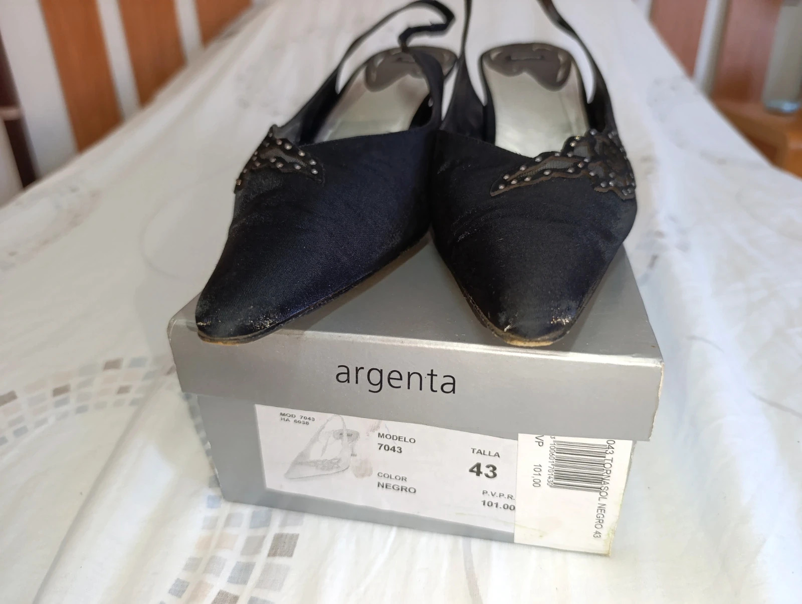 Zapatos negros tacón Argenta talla 43 ZN10 – Argenta – taille EU 43 2