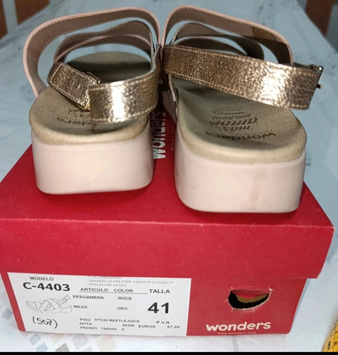 Sandalias Wonders talla 41 beige SB02 – Wonders – taille EU 41 2