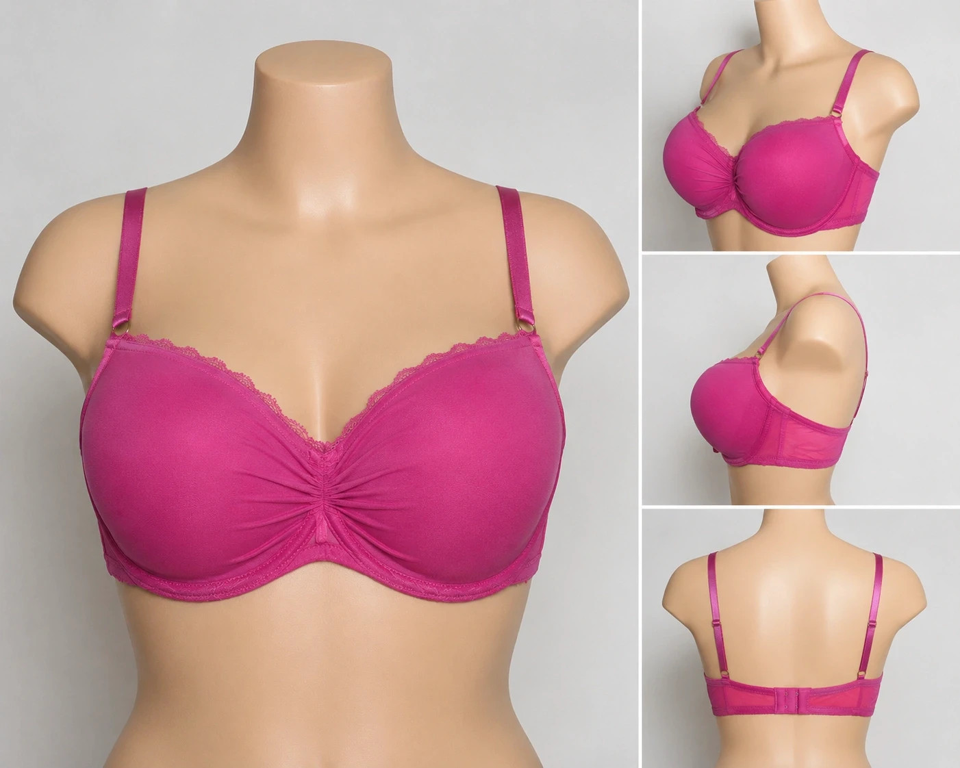 Sujetador con aros Savage X Fenty talla 3X (120C) fucsia – Savage X Fenty – taille 3XL 2