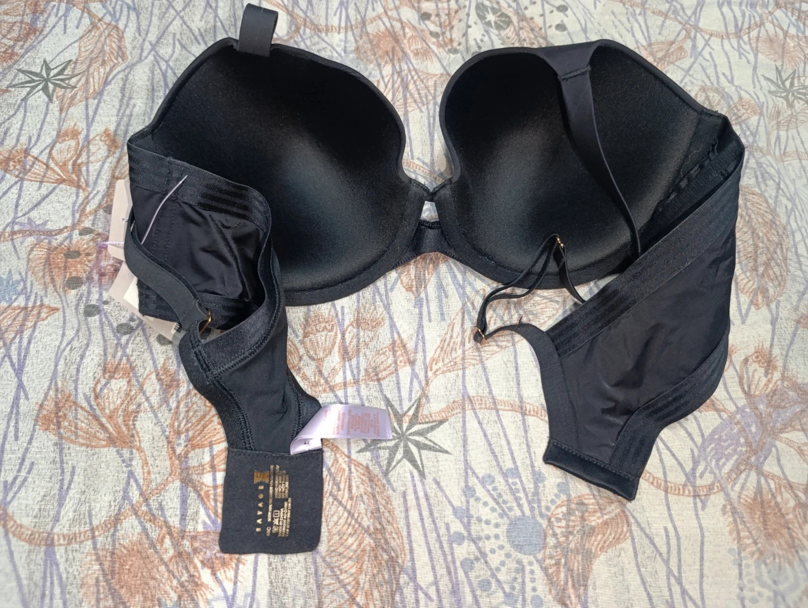 Sujetador aros Savage X Fenty negro raso 105C – Savage X Fenty – taille Taille unique 4