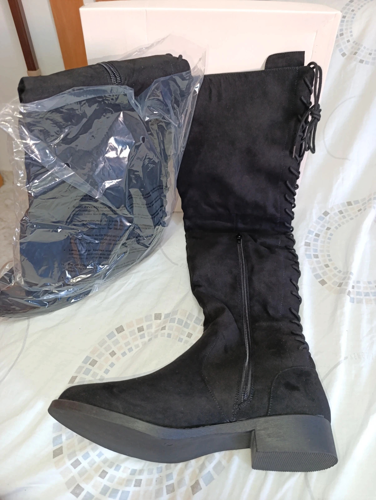 Botas negras Justfab Arnella Talla 43 caña alta BN02 – JustFab – taille EU 43 2