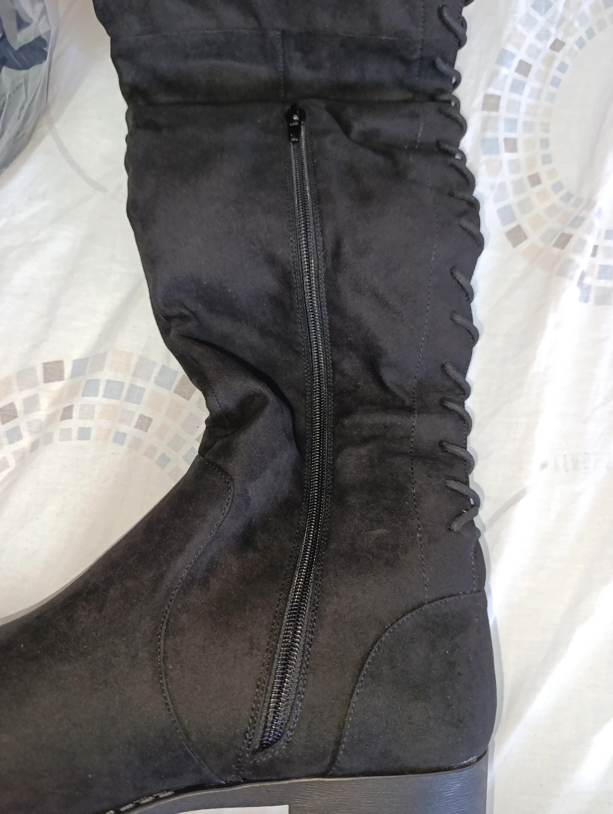 Botas negras Justfab Arnella Talla 43 caña alta BN02 – JustFab – taille EU 43 3
