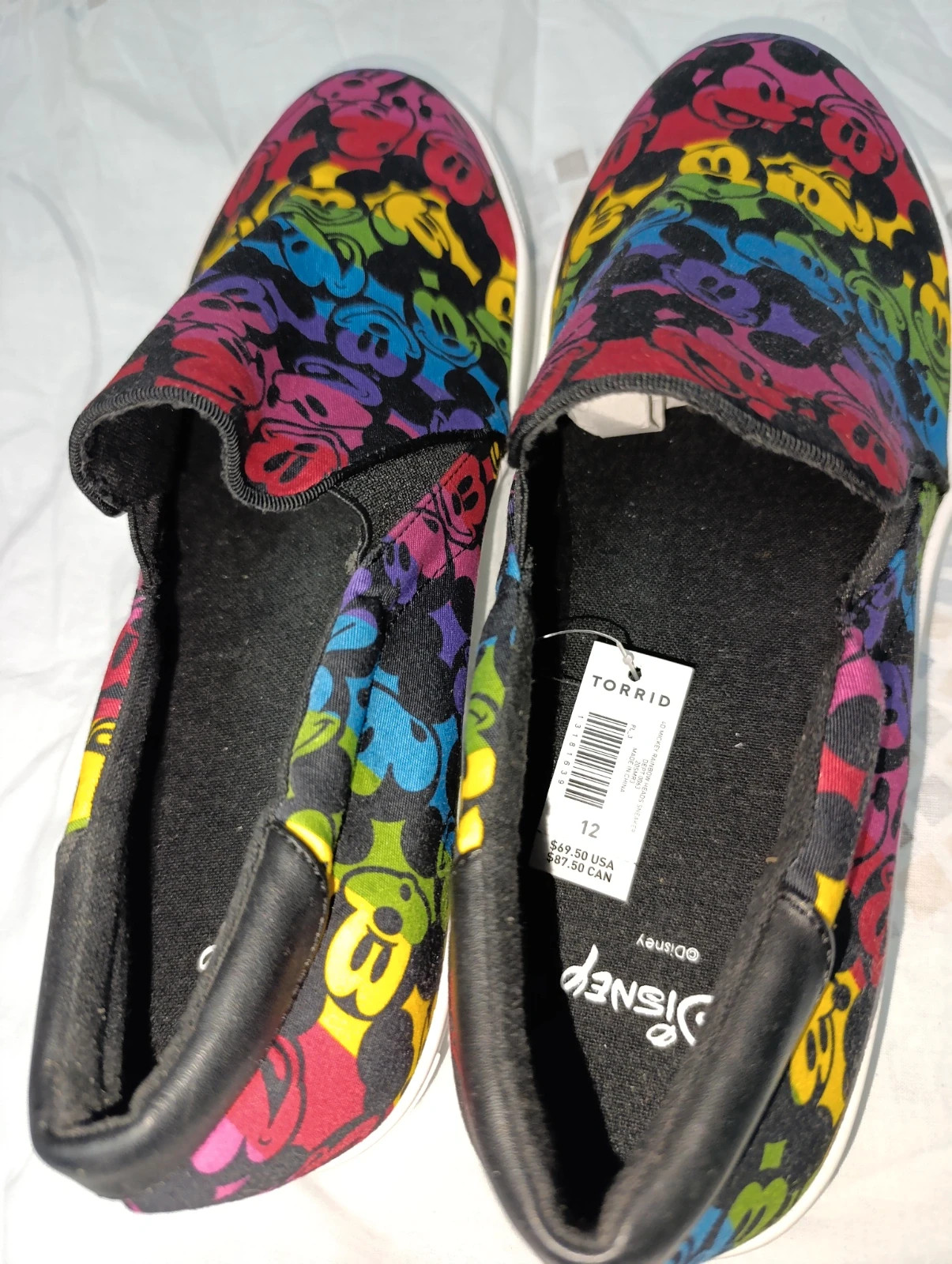 Zapatillas Slip On Torrid & Disney talla 44.5 EUR/12 USA – Torrid – taille EU 45 3