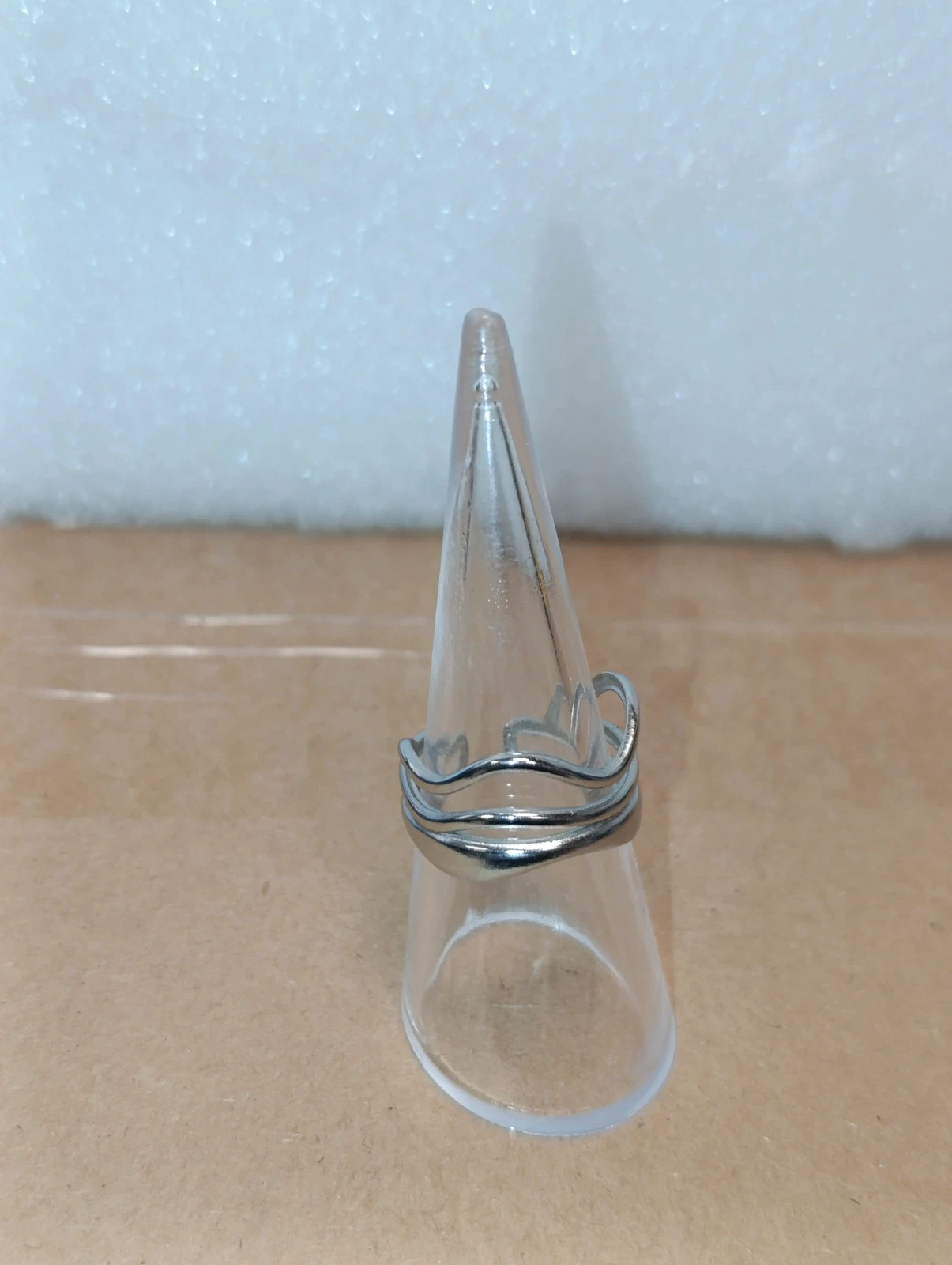 Anillo acero ajustable diseño tribanda talla 7 – anillo 3