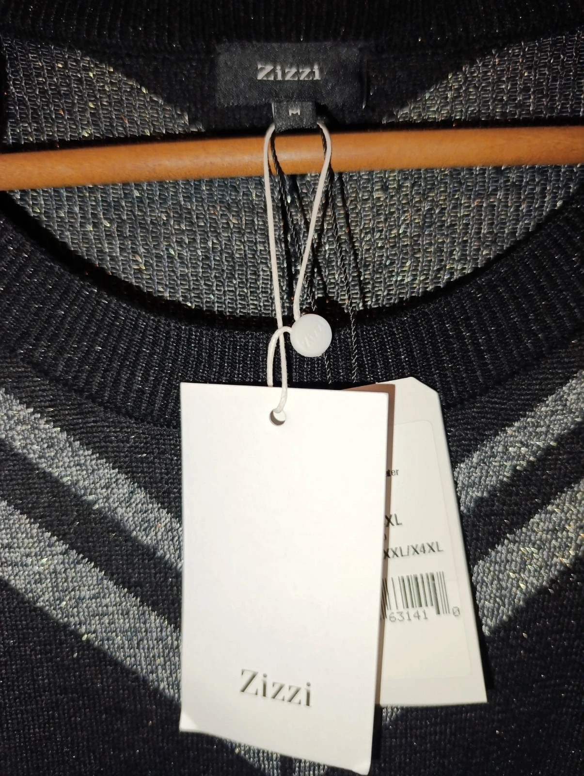 Suéter Oversize negro y gris plateado Zizzi talla M/2XL – Zizzi – taille M 3
