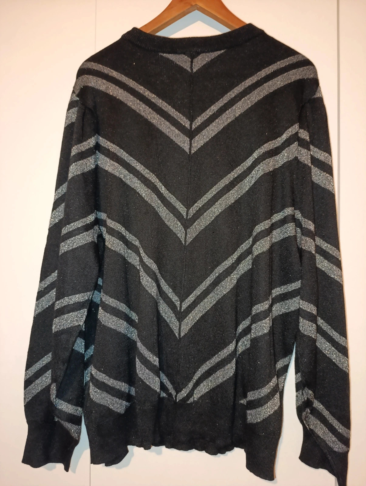Suéter Oversize negro y gris plateado Zizzi talla M/2XL – Zizzi – taille M 2