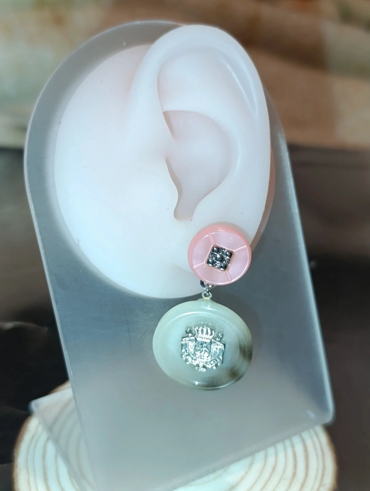 Pendientes de diseño circular doble de Gargle – Gargle – taille Taille unique 4