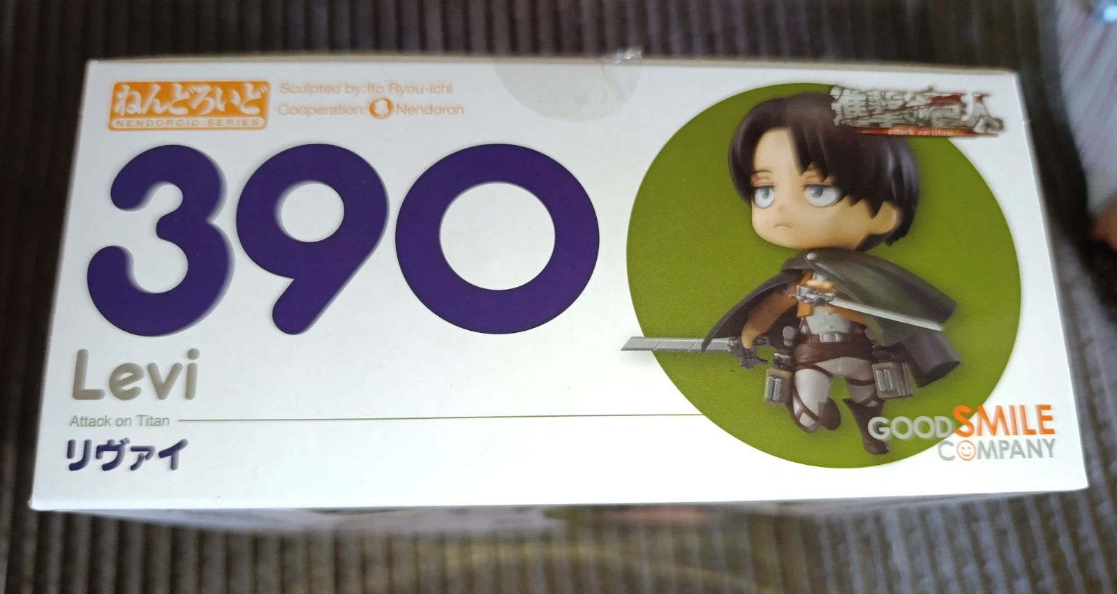Figura Levi Ackerman Attack on Titan #390 Original – Good Smile Company – taille Taille unique 2