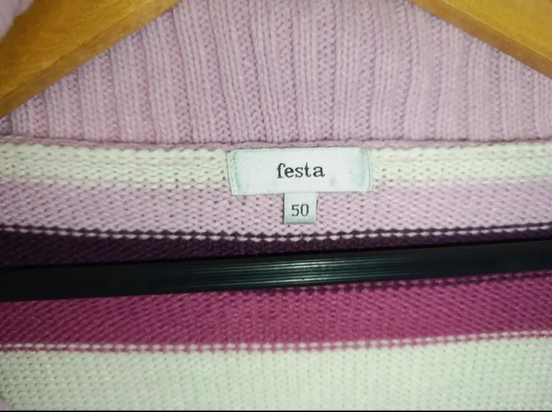 Sueter rayas rosadas Festa talla 50 – Festa – taille XL 3