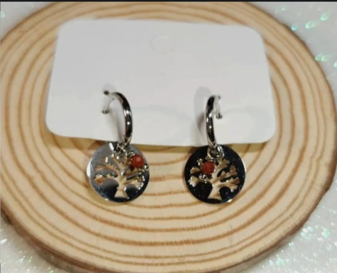 Pendientes acero plateado Arbol de la Vida Jewelry – Jewelry – taille Taille unique 2
