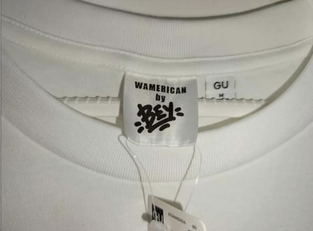 Camiseta blanca GU Wamerican by Bey – Uniqlo – taille M 4