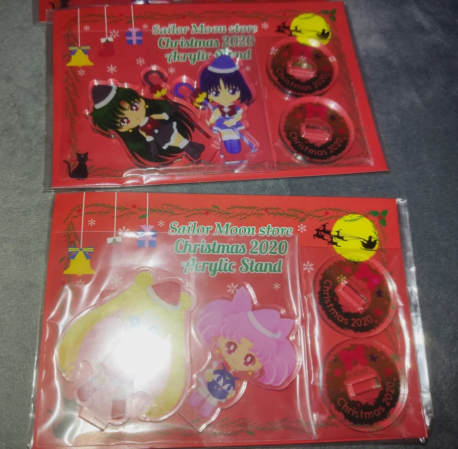 Soportes acrilicos Sailor Moon Store Christmas (6uds) – Sailor Moon Store 3