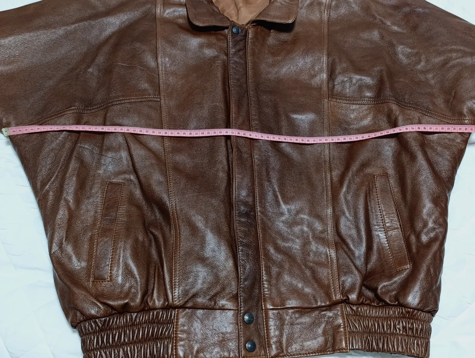 Chaqueta cuero marron vintage talla L – Vintage – taille L 5