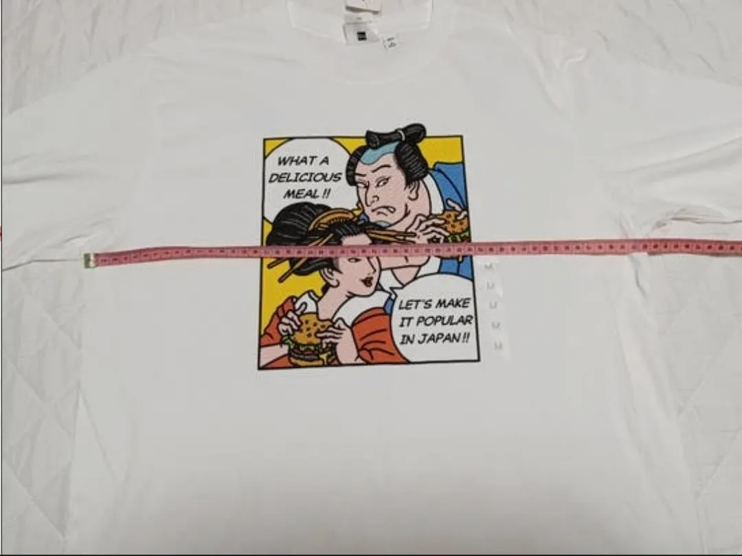 Camiseta blanca GU Wamerican by Bey – Uniqlo – taille M 8