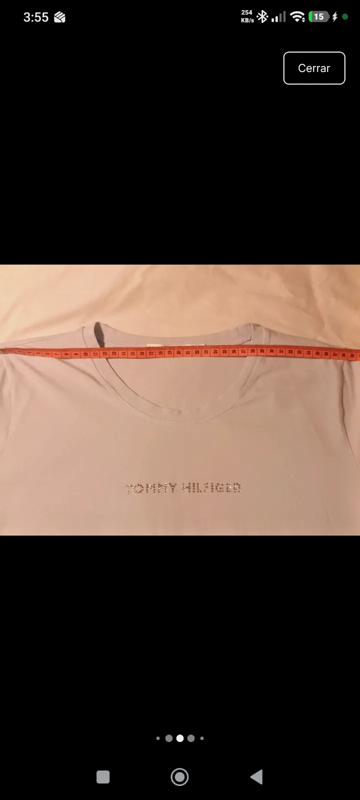 Camiseta Tommy Hilfiger juvenil 2XL azul clarita – Tommy Hilfiger – taille 15 años 9