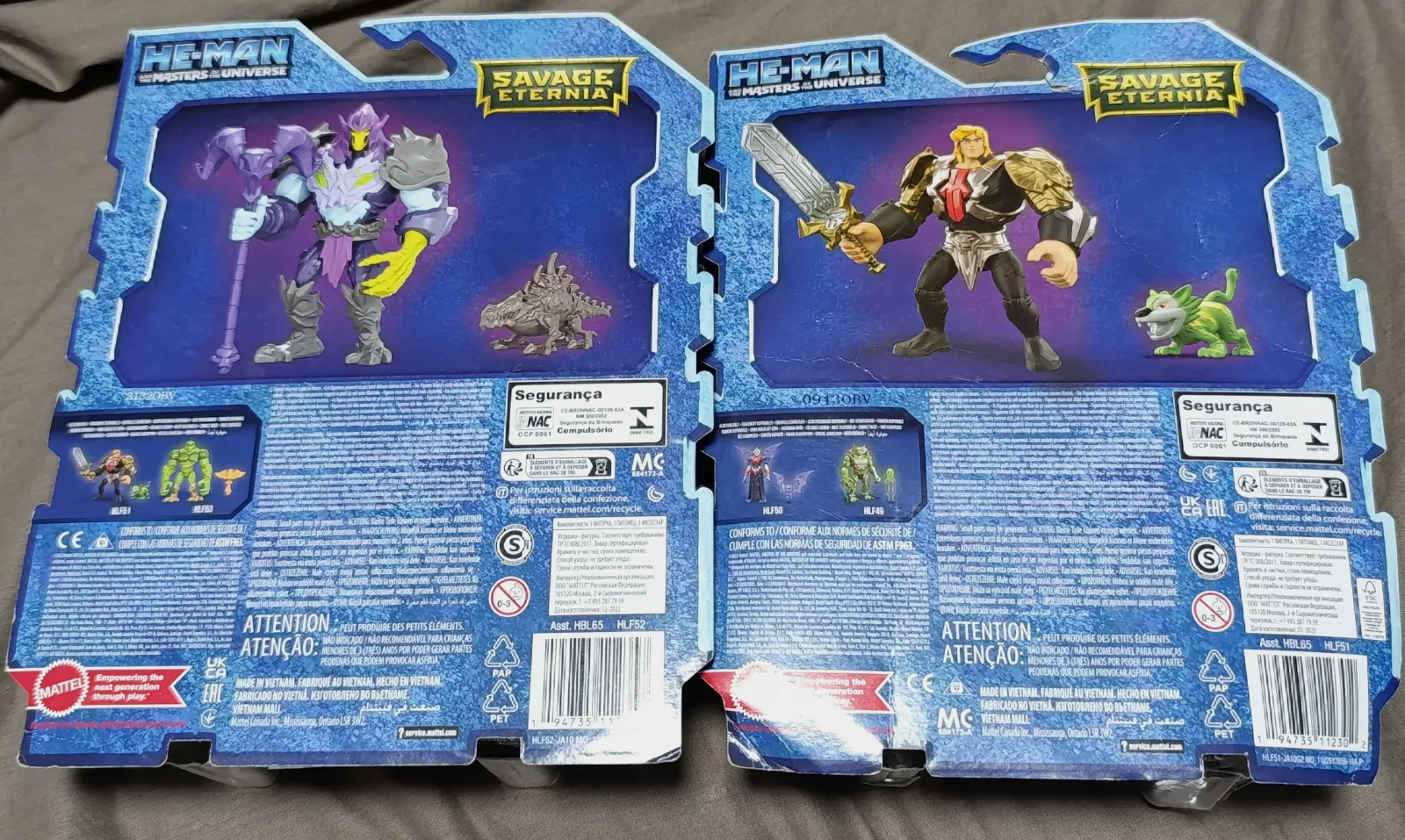 Conjunto 2 figuras articuladas He-Man Mattel – He-Man 2