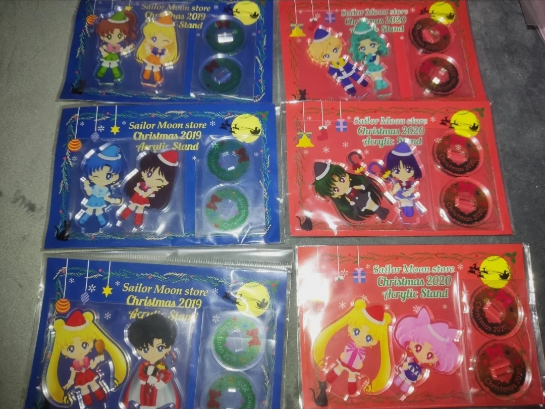 Soportes acrilicos Sailor Moon Store Christmas (6uds)