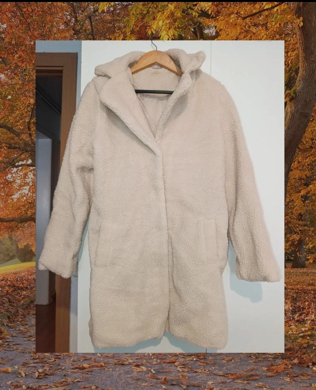 Chaqueta clara borreguillo talla M