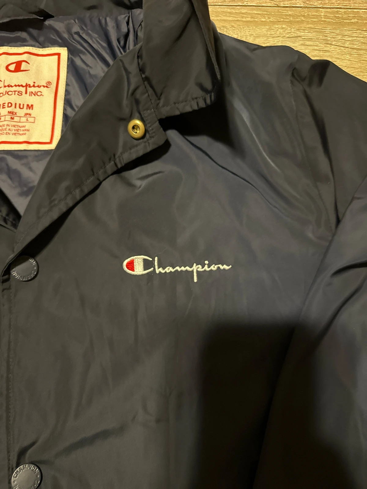 Veste coupe-vent champion brodé taille L – Champion – taille L 3