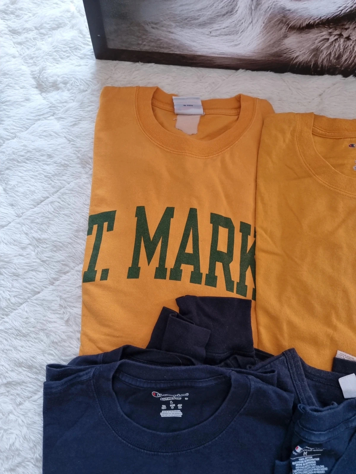 Lots t-shirt. Mange courte, manche longue. Taille.:M/L – Champion – taille L 2