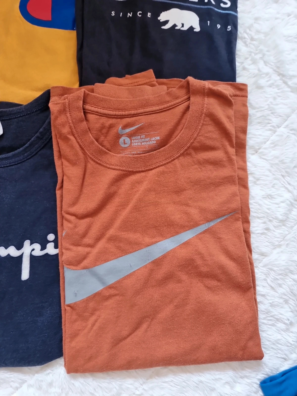 Lots t-shirt. Mange courte, manche longue. Taille.:M/L – Champion – taille L 5