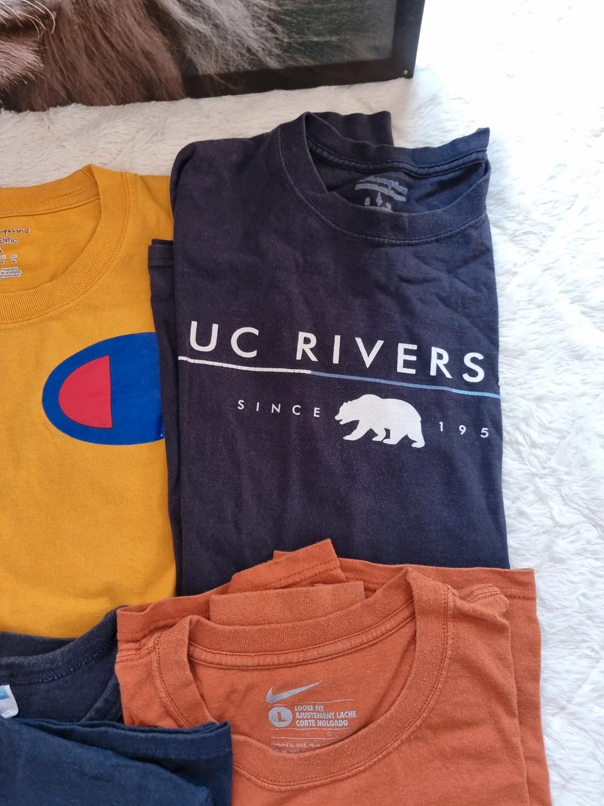 Lots t-shirt. Mange courte, manche longue. Taille.:M/L – Champion – taille L 4