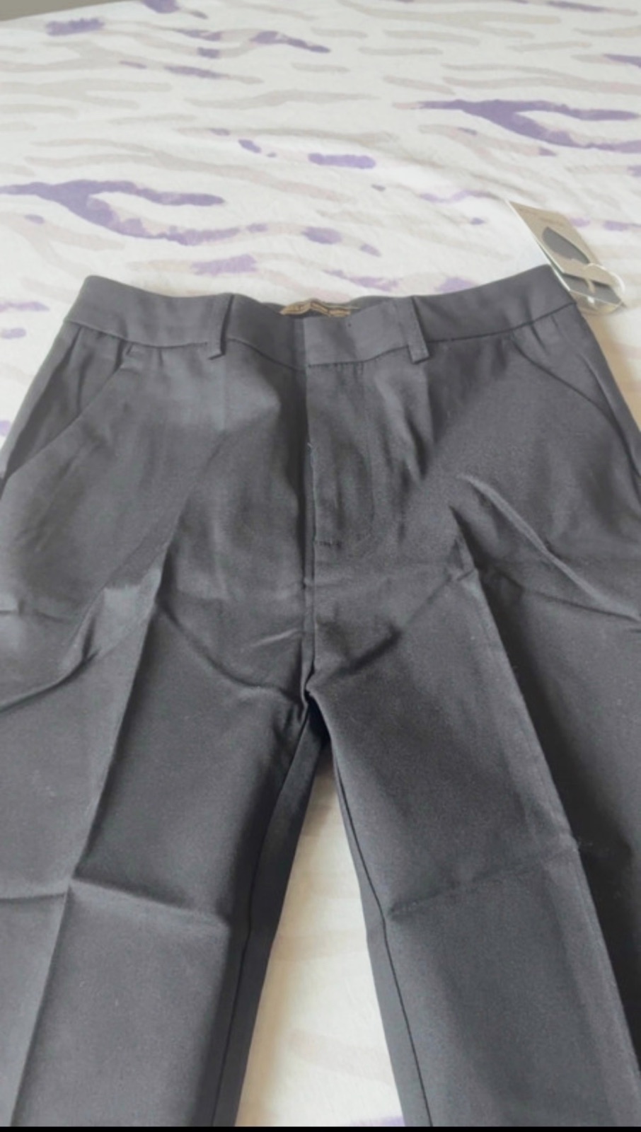Pantalon de tailleur coupe droite noir T34 – Sans marque – taille Taille unique 3