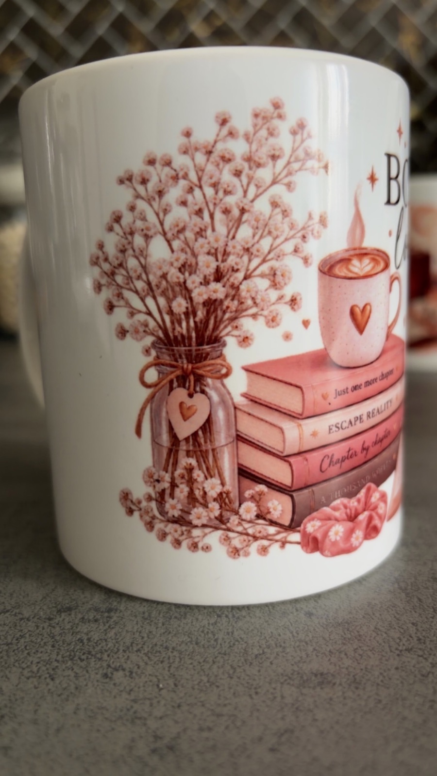 Mug en céramique blanche Book Lover idée cadeau – Marque créateur 4