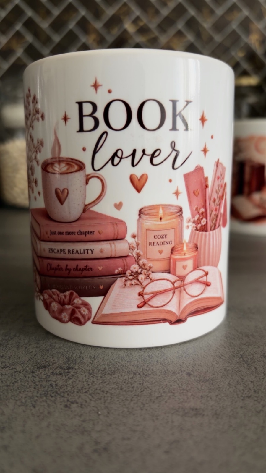 Mug en céramique blanche Book Lover idée cadeau – Marque créateur 2