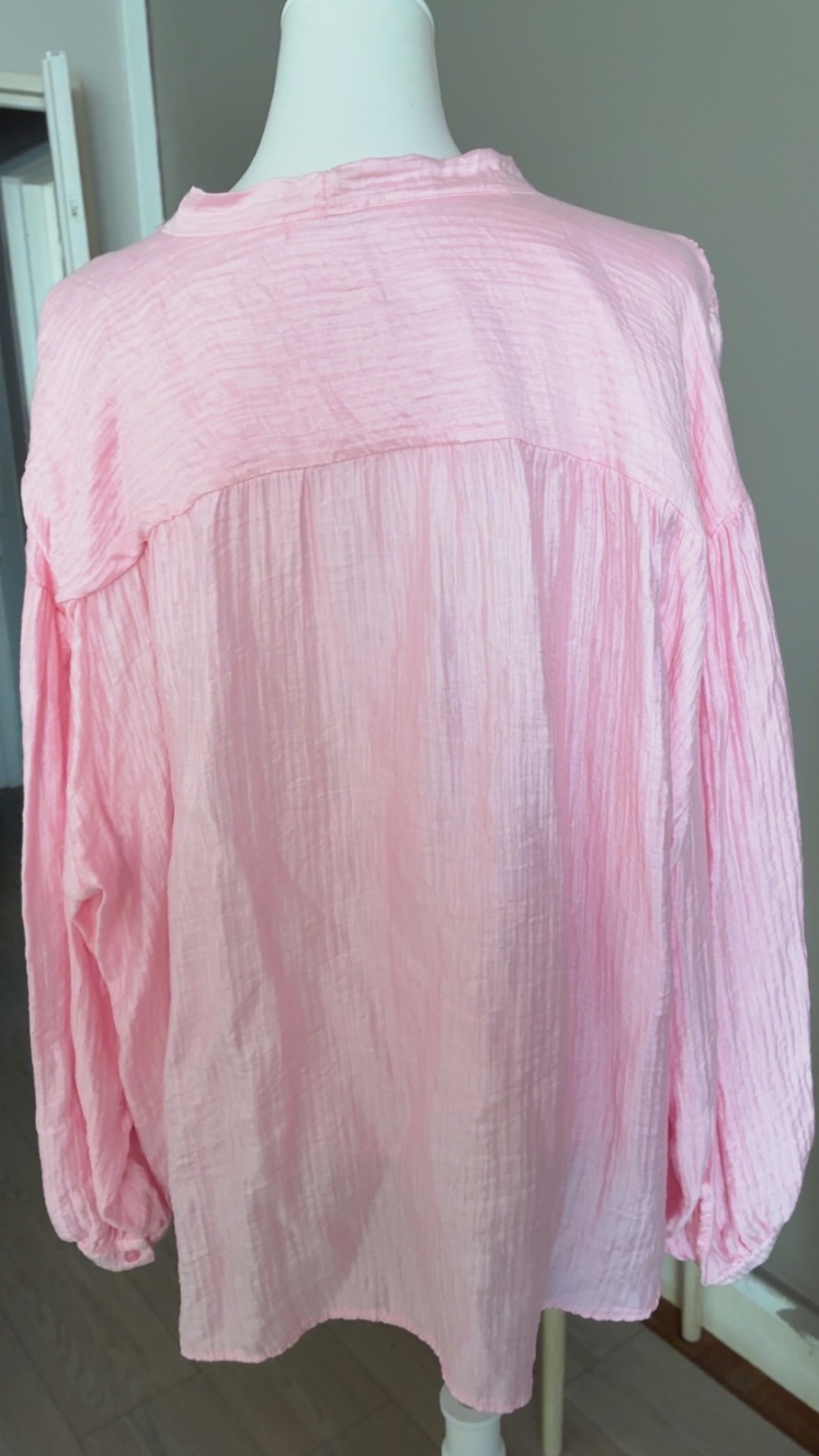 Blouse fluide texturée rose pâle Taille unique  – Bellerina – taille L 6