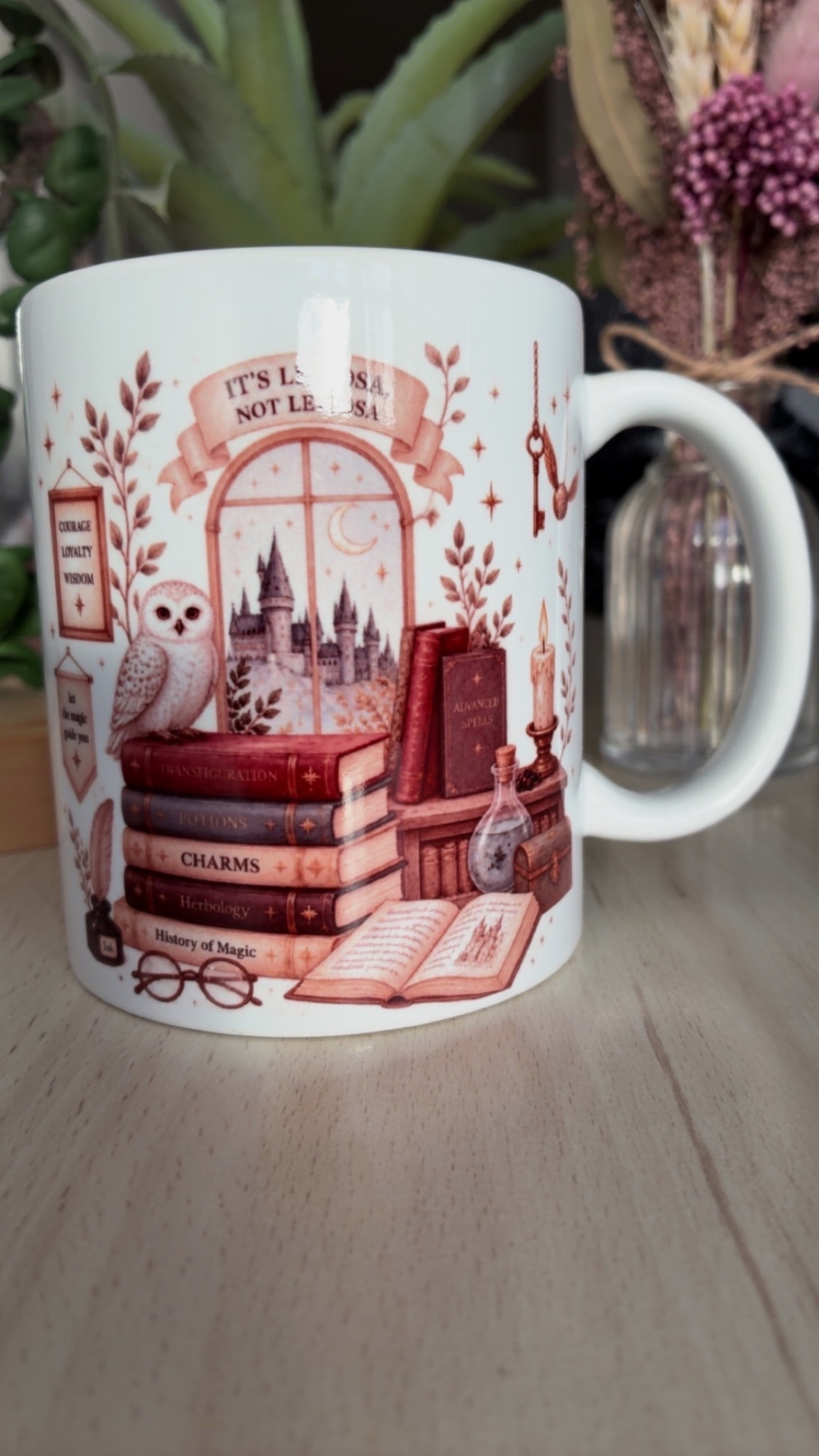 Mug Harry Potter en céramique blanche