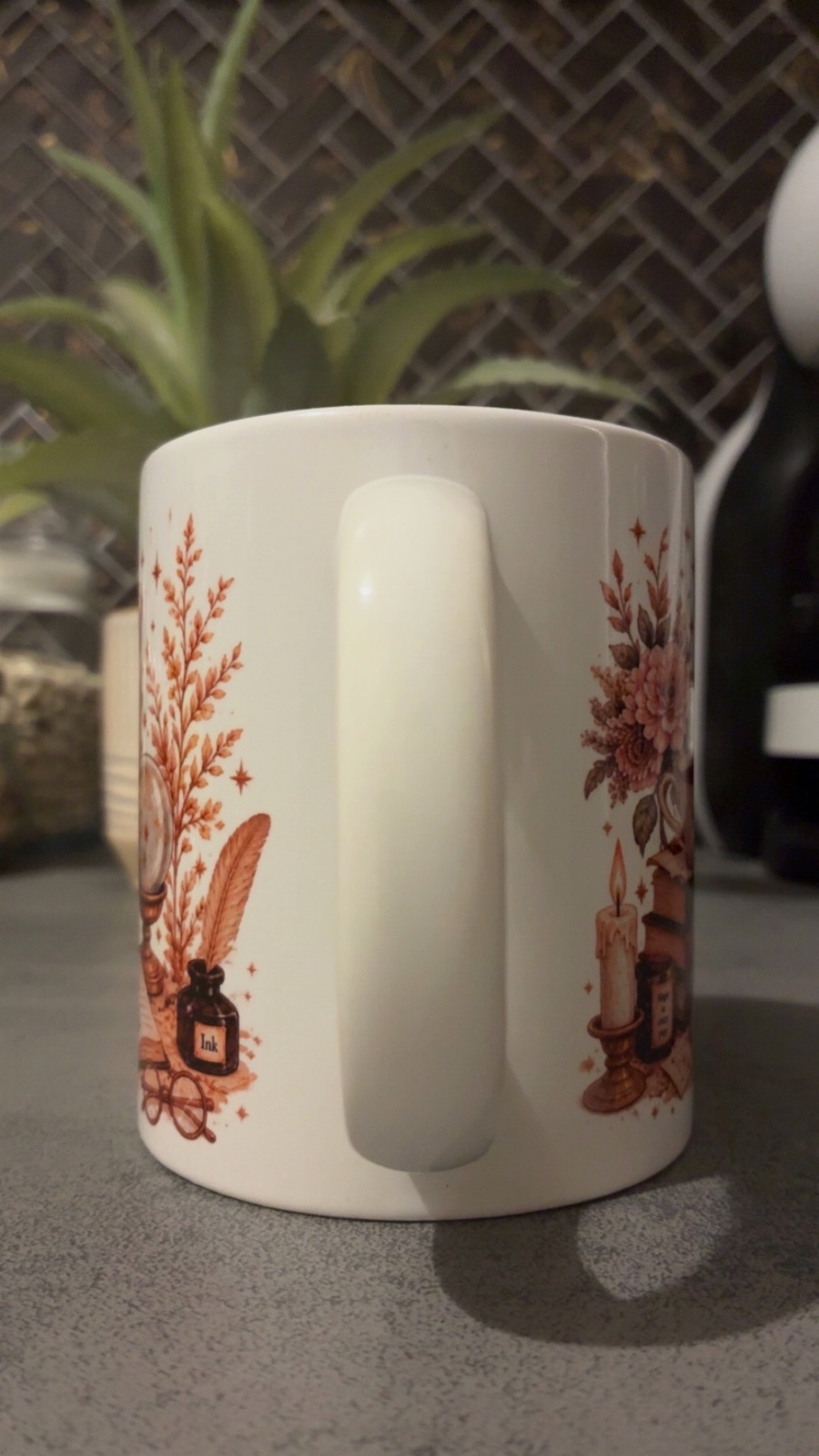 Mug en céramique illustration livresque magie – sans marque 6
