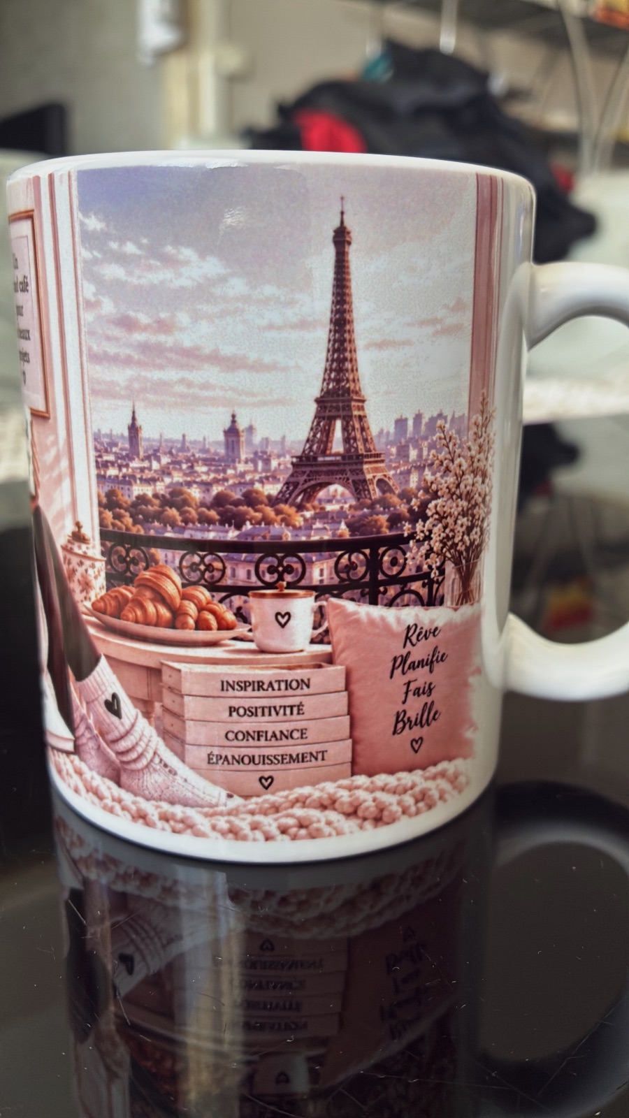 Mug en céramique motif Paris cocooning – Marque créateur 3
