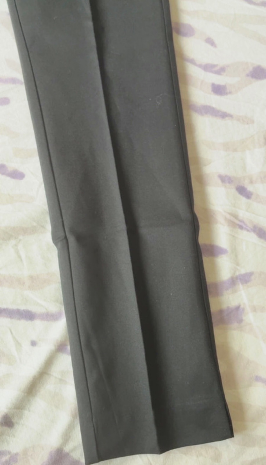 Pantalon de tailleur coupe droite noir T34 – Sans marque – taille Taille unique 4