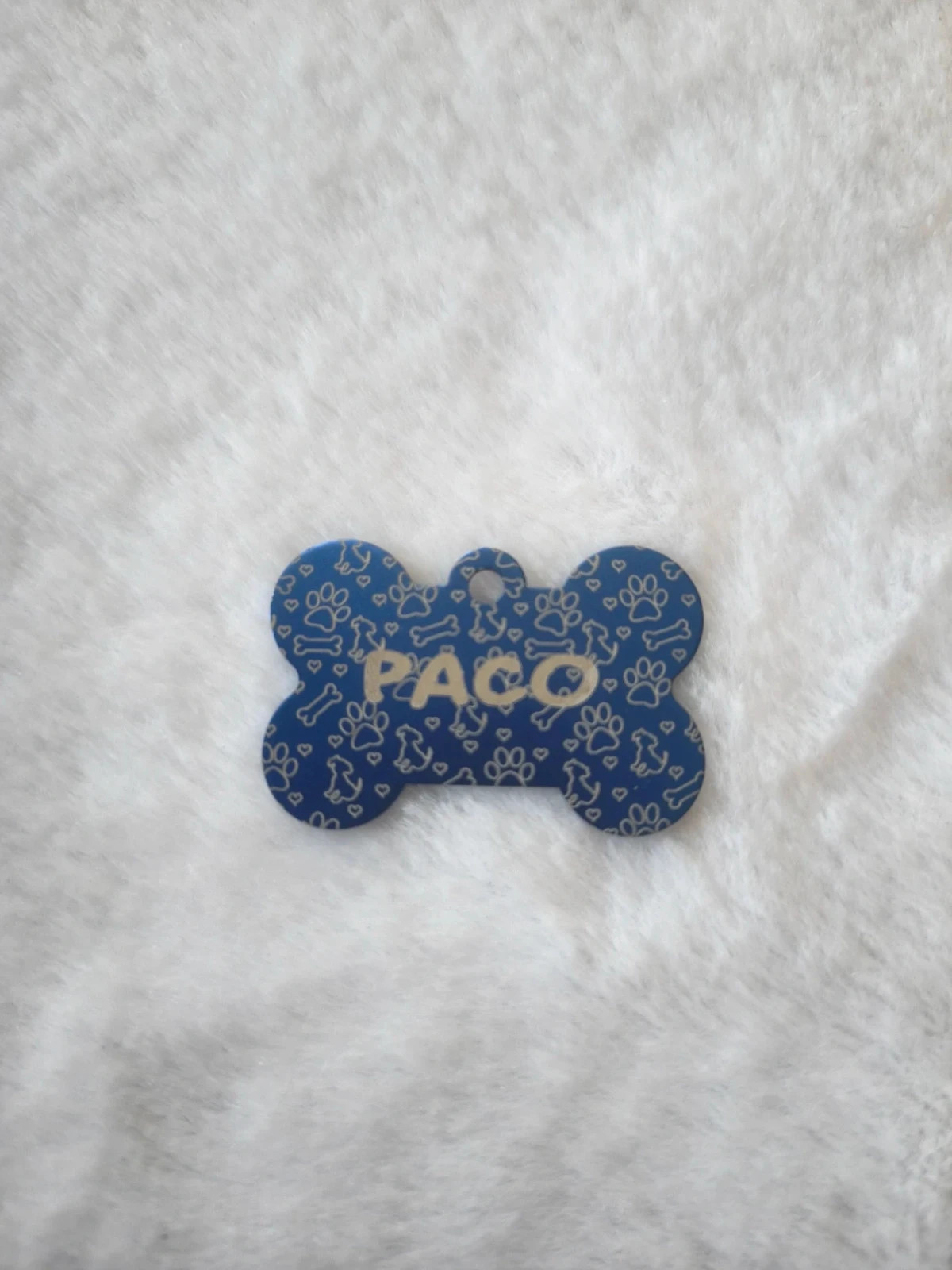 Placa identificativa mascotas. Aluminio. Colores – taille Taille unique 2