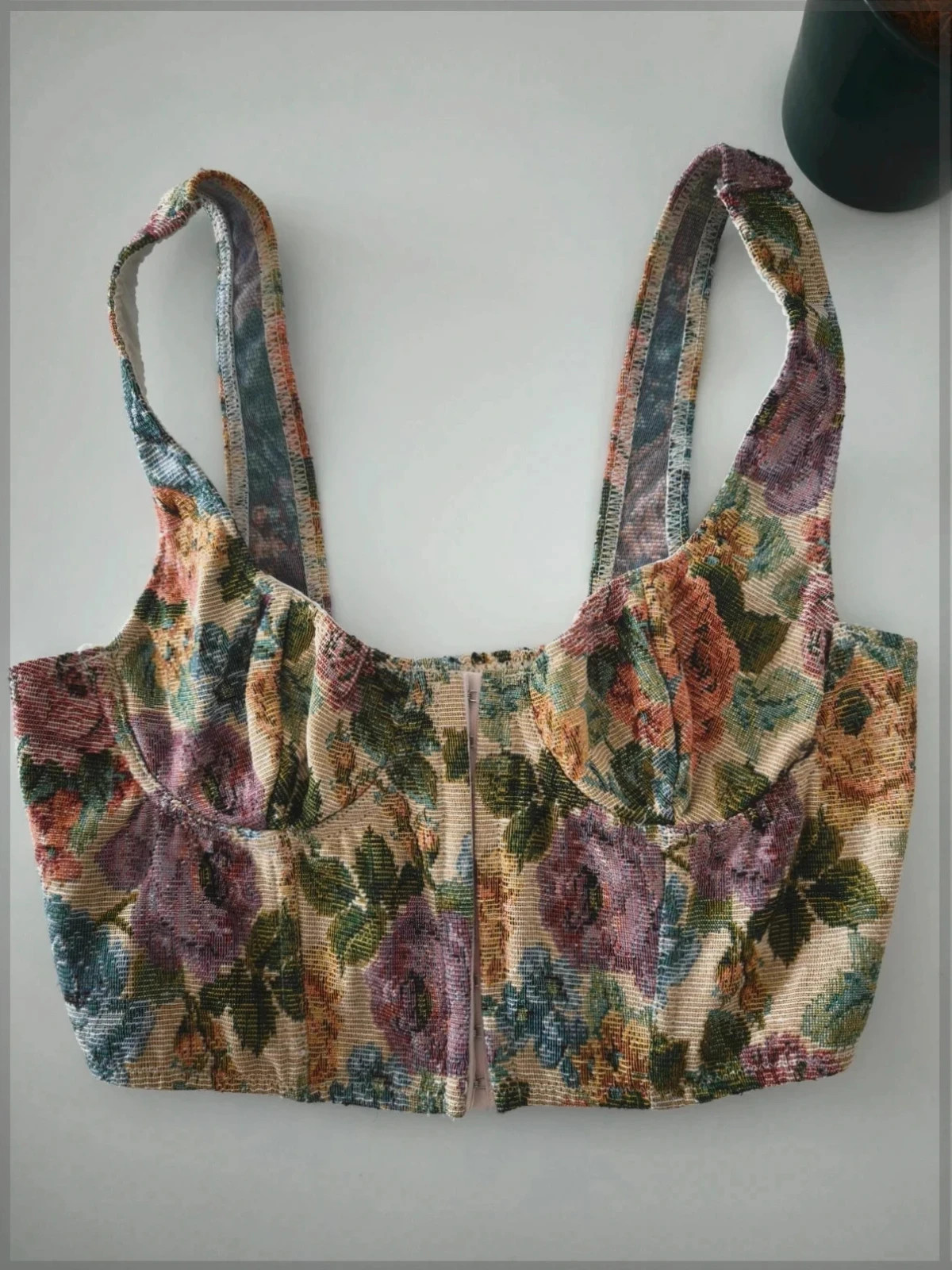 🌺 Top Corsé Estilo Tapiz Floral Shein - Talla XS (Nuevo) – Shein – taille XS / 34 / 6 2
