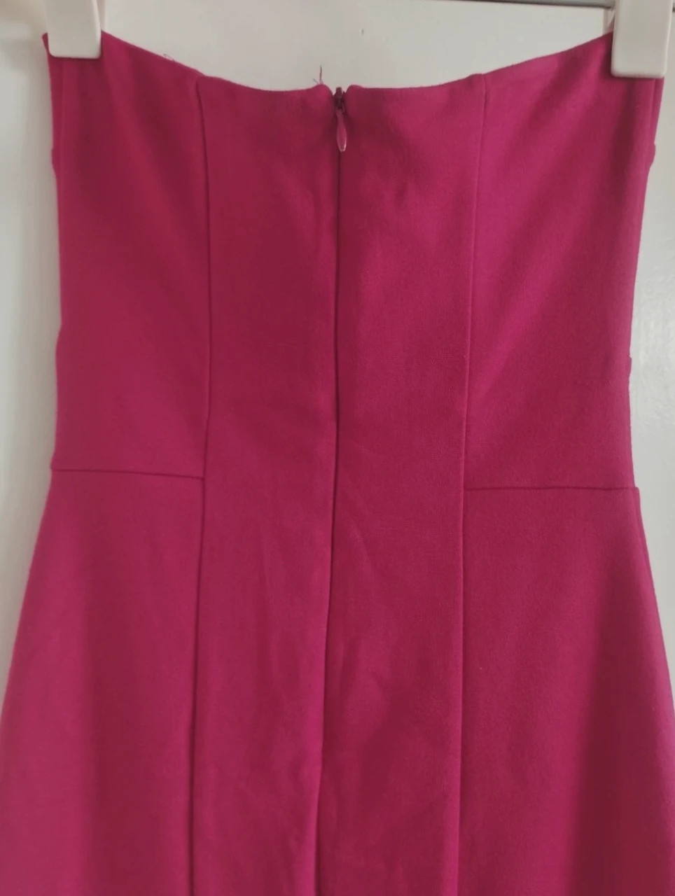 MujerRopaVestidosVestidos sin tirantes 🌹 Vestido Rojo Drapeado - Ajustado - Talla S – taille S / 36 / 8 3