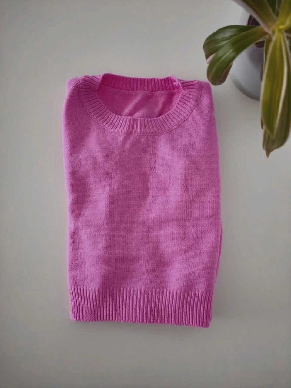 💖 Jersey Crop Top Rosa Chicle Shein - Talla XS (Nuevo sin etiqueta) – Shein – taille XS / 34 / 6 2