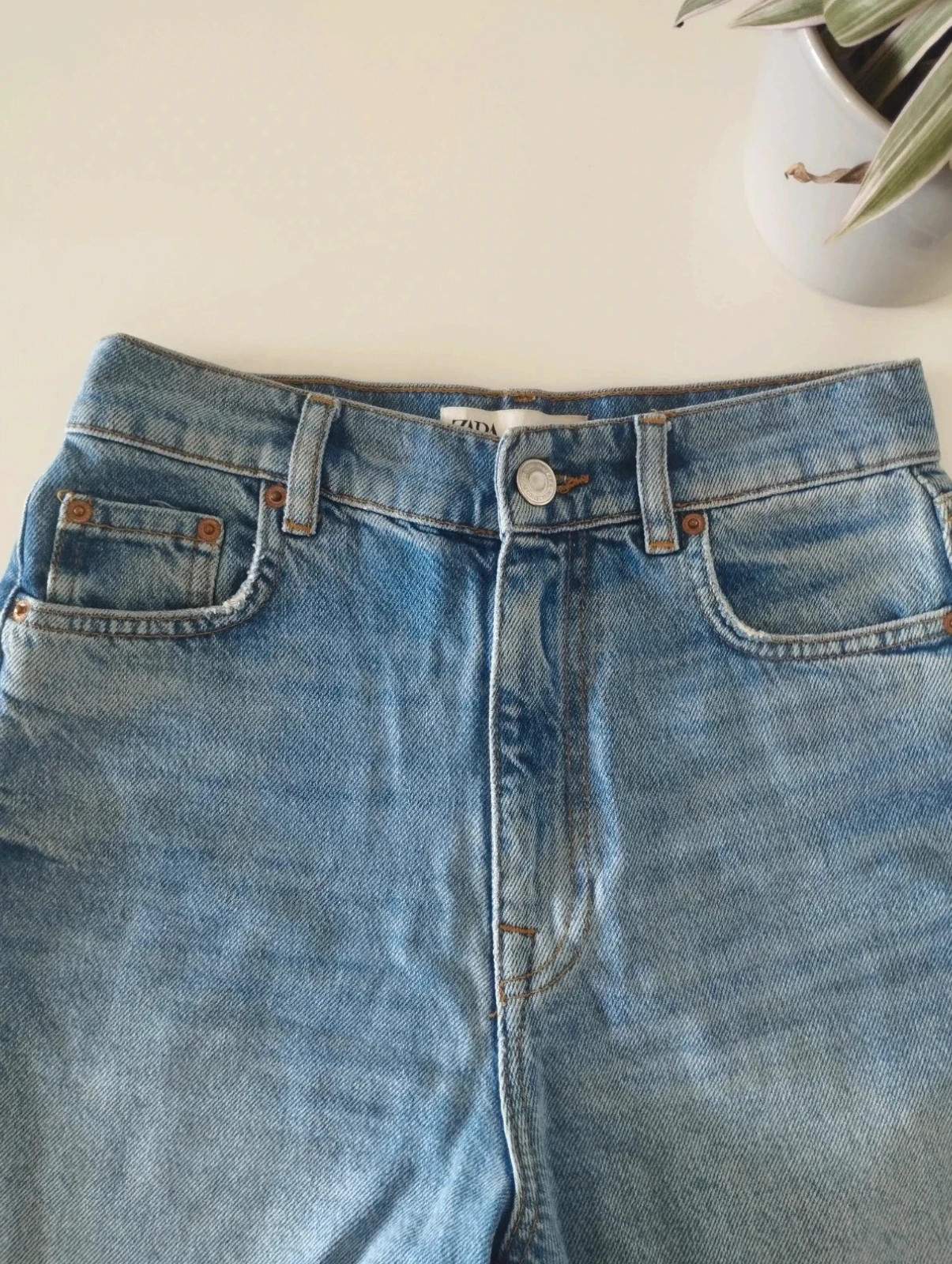 👖 Shorts Vaqueros Zara - Bajo Deshilachado - Talla 32 – Zara – taille XXS / 32 / 4 3