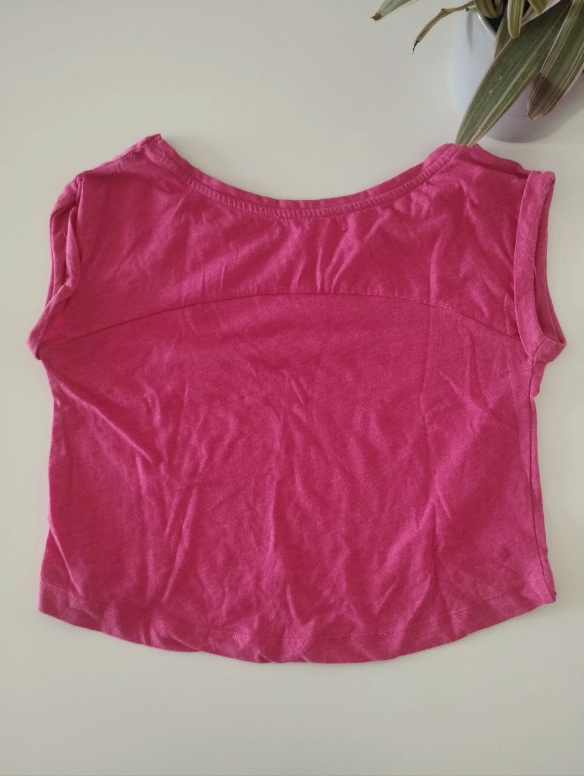 Camiseta corta rosa Bershka – Bershka – taille XS / 34 / 6 3