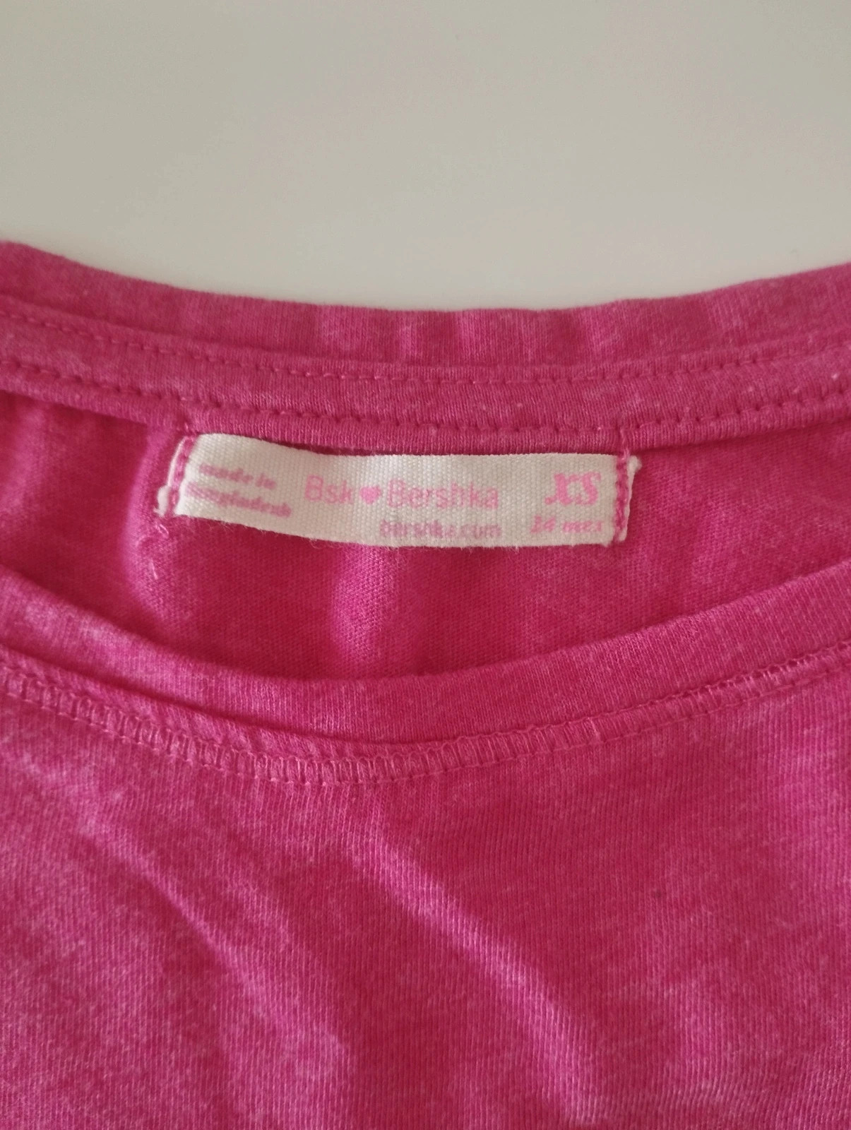 Camiseta corta rosa Bershka – Bershka – taille XS / 34 / 6 2