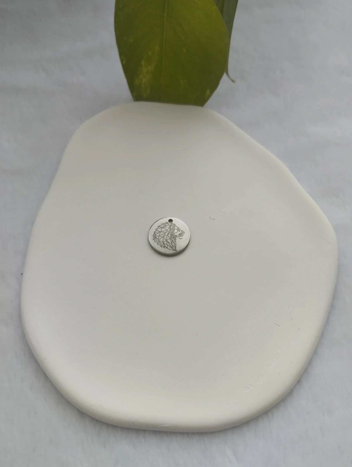 Mini dije- colgante animales geométricos. Acero inoxidable 4